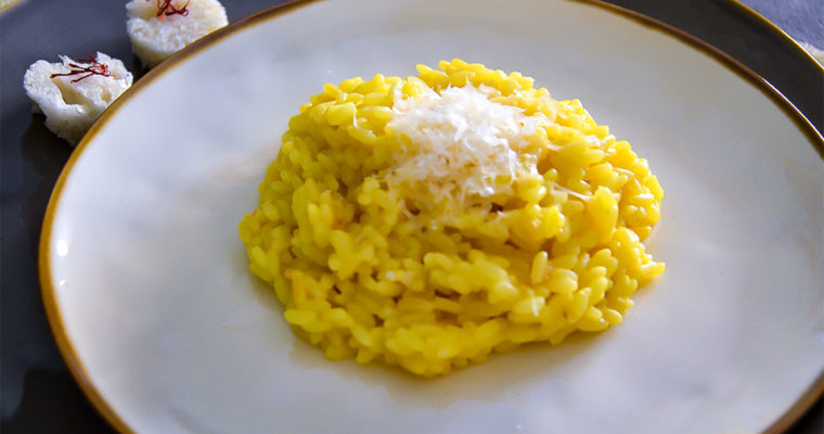 RISOTTO AI PISTILLI DI ZAFFERANO