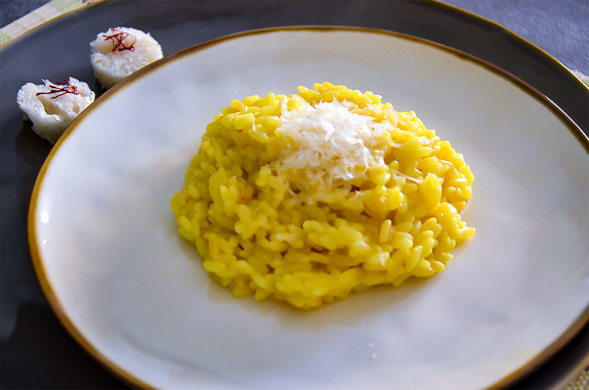 RISOTTO AI PISTILLI DI ZAFFERANO