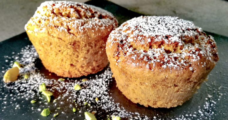 MUFFIN MORBIDI AL PISTACCHIO DI BRONTE DOP