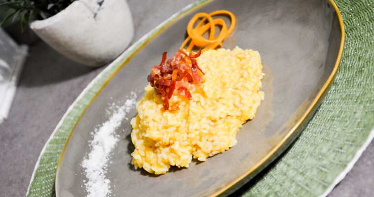 RISOTTO ZUCCA E SPECK