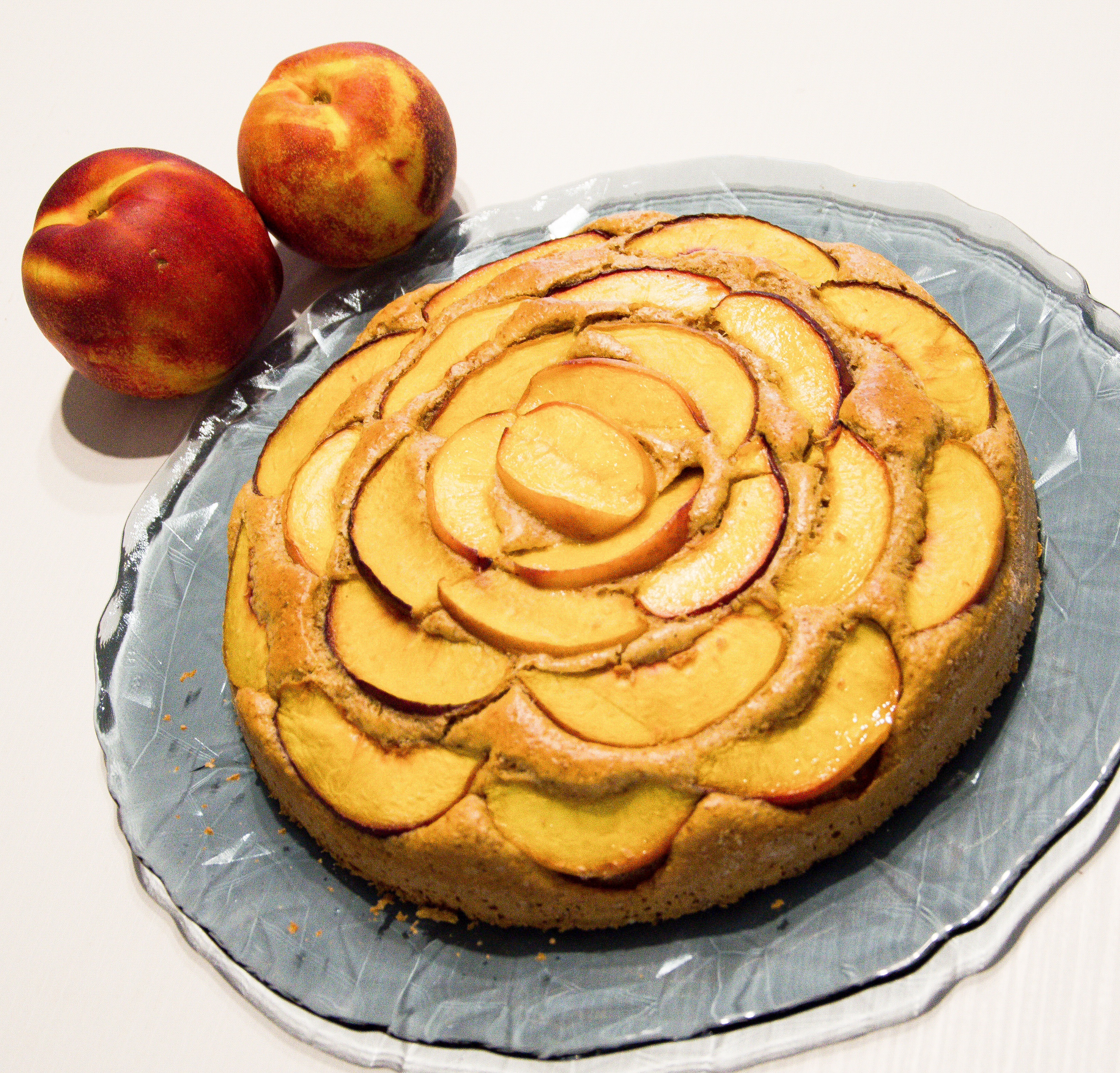 TORTA DI PESCHE INTEGRALE