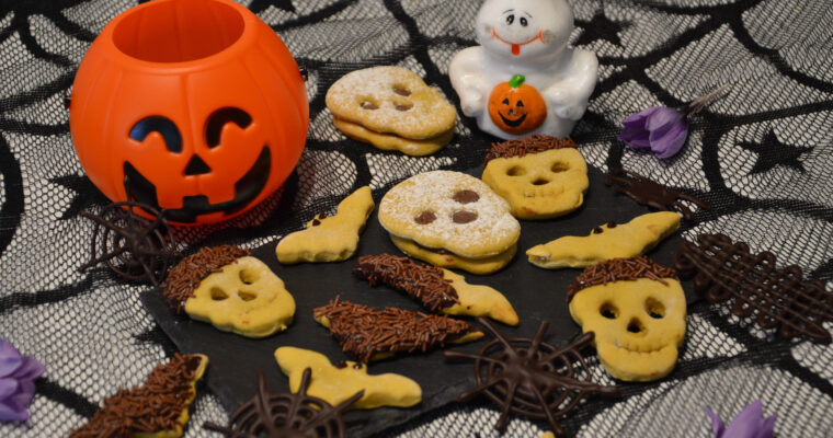 Biscotti alla zucca di Halloween